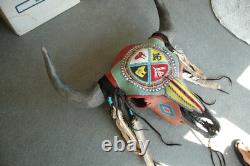 Buffalo Skull Art Native American Artist Mouka G2U