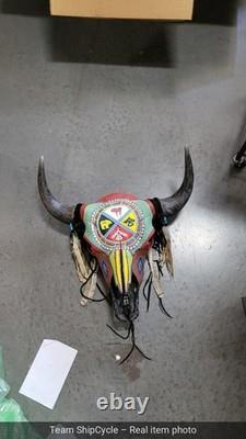 Buffalo Skull Art Native American Artist Mouka G2U