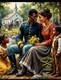 Buffalo Soldiers Glad To Be Home SIGNED BY THE ARTIST. Special edition 16X20
