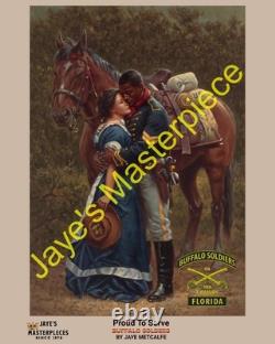 Buffalo Soldiers Proud to Serve SIGNED BY THE ARTIST. Special edition 16X20