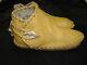 Buffalo Women's size 10 Moccasins Gold indian Leather Bison Hide Pueblo Style