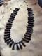 Buffalo tooth necklace Native American made Mountain Man rendezvous bison teeth
