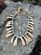 Buffalo tooth necklace Native American made Mountain Man rendezvous bison teeth