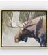 Bull Moose 16 X 20 Framed Embellished Art Print By Edward Suthoff