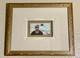 CHEROKEE Native American PORTRAIT Original Art SIGNED White Buffalo BISON Framed