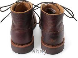 CHIPPEWA Brown Briar American Bison Leather Work Boots Size 6EE Lace Up