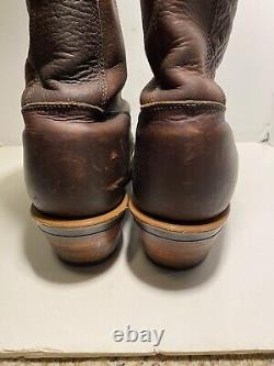 CHIPPEWA USA Bison Stampede 29553 Sz 13 EE Brown Leather Boots