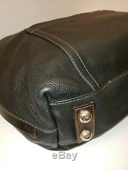 CORONADO LEATHER BISON Buffalo CCW conceal carry tote holster, lock/key, comfy