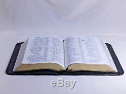 Cambridge Cameo New American Standard Bible NASB Black Bison Leather Free Ship