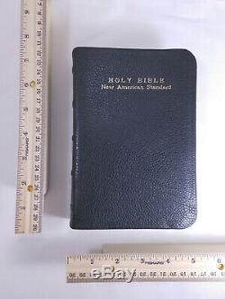 Cambridge Cameo New American Standard Bible NASB Black Bison Leather Free Ship