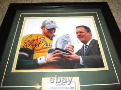 Carson Wentz signed and framed 8x10 photo. NDSU Bison Champ, Philadelphia Eagles