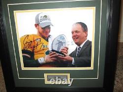 Carson Wentz signed and framed 8x10 photo. NDSU Bison Champ, Philadelphia Eagles