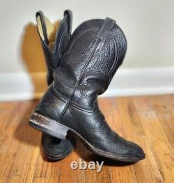 Carter's Honcho Boots Bison Roper Cowboy Boots Buffalo USA Men's 8.5 B Black