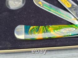 Case Numismatists Series Trapper Knife w Coins in Box Buffalo Bison Nickels