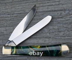 Case Numismatists Series Trapper Knife w Coins in Box Buffalo Bison Nickels