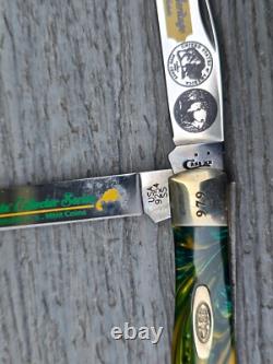 Case Numismatists Series Trapper Knife w Coins in Box Buffalo Bison Nickels