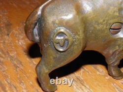 Cast Iron Arcade Bison Buffalo Still Bank 4.5 Good Looking Bank Take A Look