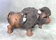 Ceranimals Whimsical Bison Buffalo Original Clay Sculpture Western Wildlife