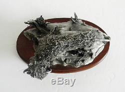 Chilmark pewter figurine of bison Prairie Sovereign Boyett