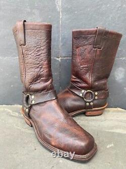 Chippewa Bison Buffal Leather Harness Motorcycle Cowboy Square-Toe 12 10.5 D