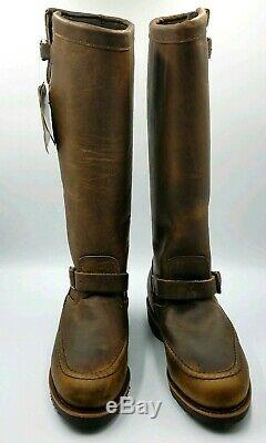 Chippewa Men's 17 Leather Bison Snake Work Boots with Cert. Of Authenticity 8.5D