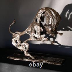 Claude Victor Boeltz Bronze Bison. Western Theme