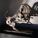 Claude Victor Boeltz Bronze Bison. Western Theme