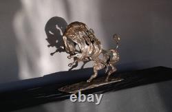 Claude Victor Boeltz Bronze Bison. Western Theme