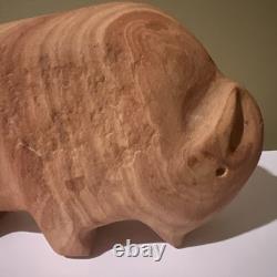 Cochiti Bison Fetish Carving By Wilson Romero 6.5 X 3.5
