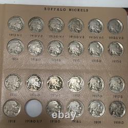 Complete BUFFALO NICKEL SET Original Dates 1913-1938 Collection 64 Nice Coins