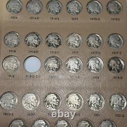 Complete BUFFALO NICKEL SET Original Dates 1913-1938 Collection 64 Nice Coins