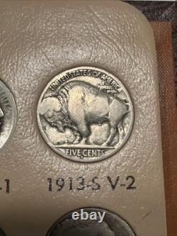 Complete BUFFALO NICKEL SET Original Dates 1913-1938 Collection 64 Nice Coins