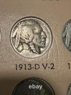 Complete BUFFALO NICKEL SET Original Dates 1913-1938 Collection 64 Nice Coins
