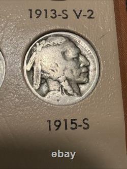 Complete BUFFALO NICKEL SET Original Dates 1913-1938 Collection 64 Nice Coins