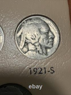 Complete BUFFALO NICKEL SET Original Dates 1913-1938 Collection 64 Nice Coins