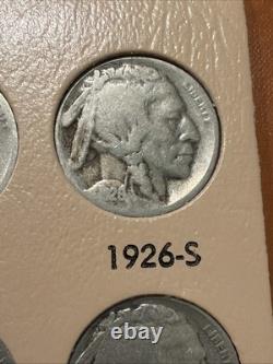 Complete BUFFALO NICKEL SET Original Dates 1913-1938 Collection 64 Nice Coins