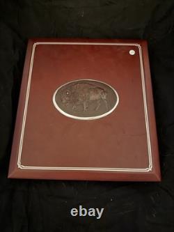 Complete Buffalo Nickel Collection Set 1913-1938 Danbury Mint Wood Case. JL235