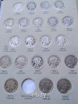 Complete Buffalo Nickel Date Set No 3-leg! Close Up Pictures