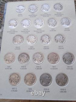 Complete Buffalo Nickel Date Set No 3-leg! Close Up Pictures