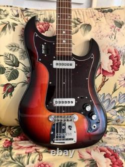 Conrad Bison Sunburst 1960s Electric Guitar