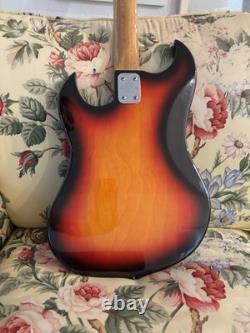 Conrad Bison Sunburst 1960s Electric Guitar