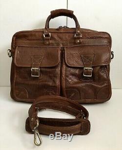 Coronado Bison Leather Carry On Travel Bag