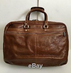 Coronado Bison Leather Carry On Travel Bag