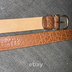 Coronado Leather Belt (Walnut Bison Executive)
