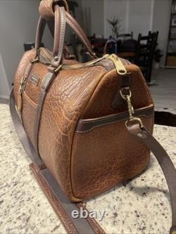 Coronado Leather Bison/Buffalo Duffel Weekender Travel Bag NEW