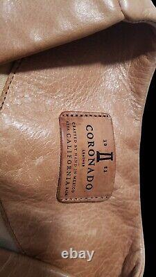 Coronado Leather Bison Hide concealment (CCW) Western style vest size 42