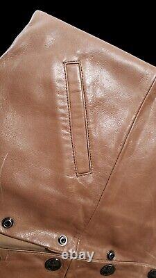 Coronado Leather Bison Hide concealment (CCW) Western style vest size 42