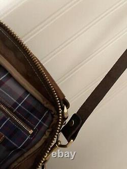 Coronado Leather Co Bison Jackson Unisex Crossbody bag Walnut NEW