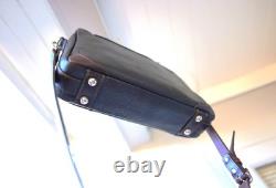 Coronado leather Briefcase Bag American Bison (Black & Brown)