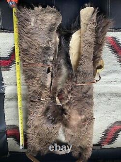 Curly Bison Buffalo Wooly Cowboy Cowgirl CHAPS Handmade L-XL Yosemite